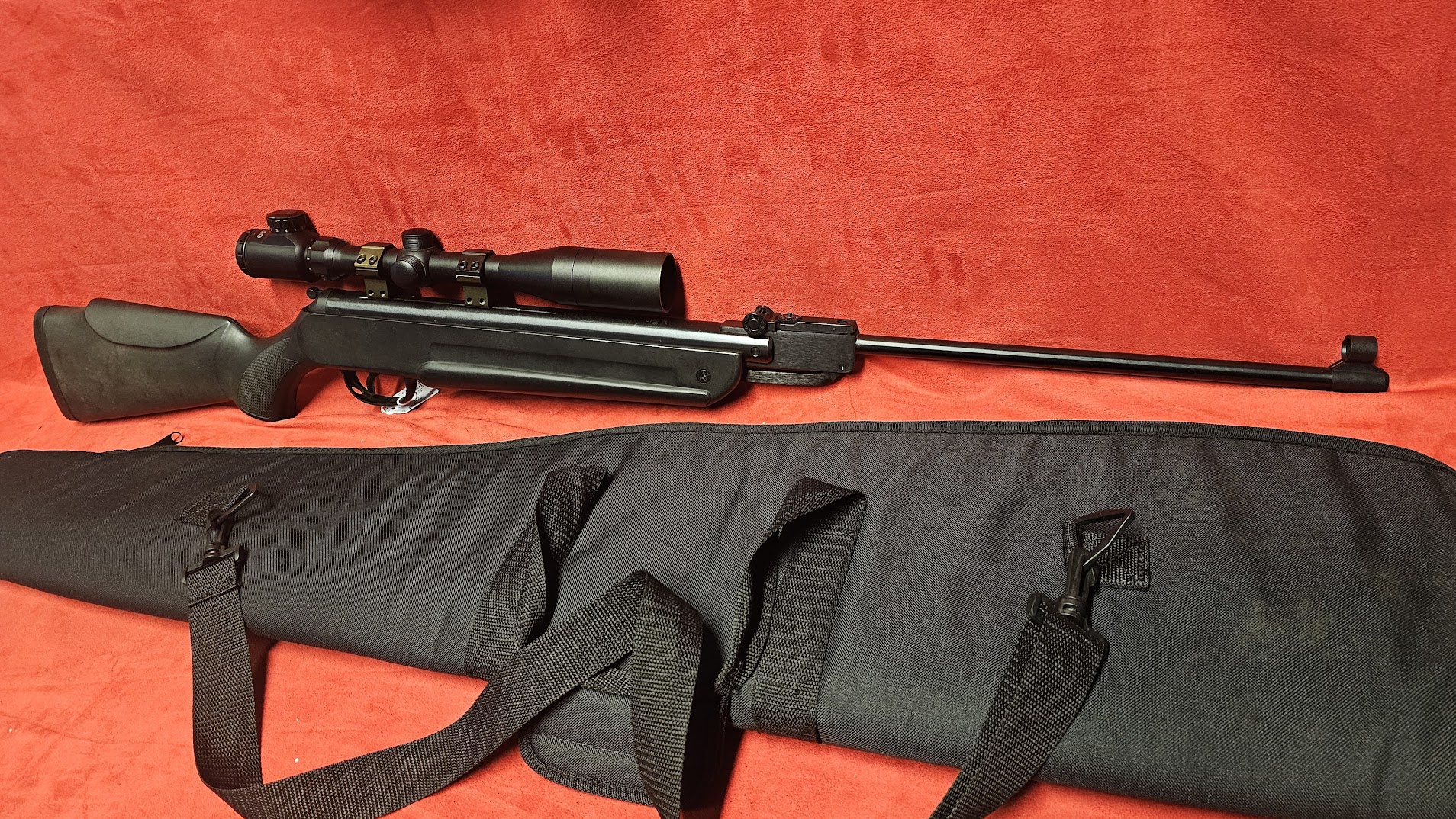 Hatsan Model 75 .22 Air Rifle with Scope and Slip