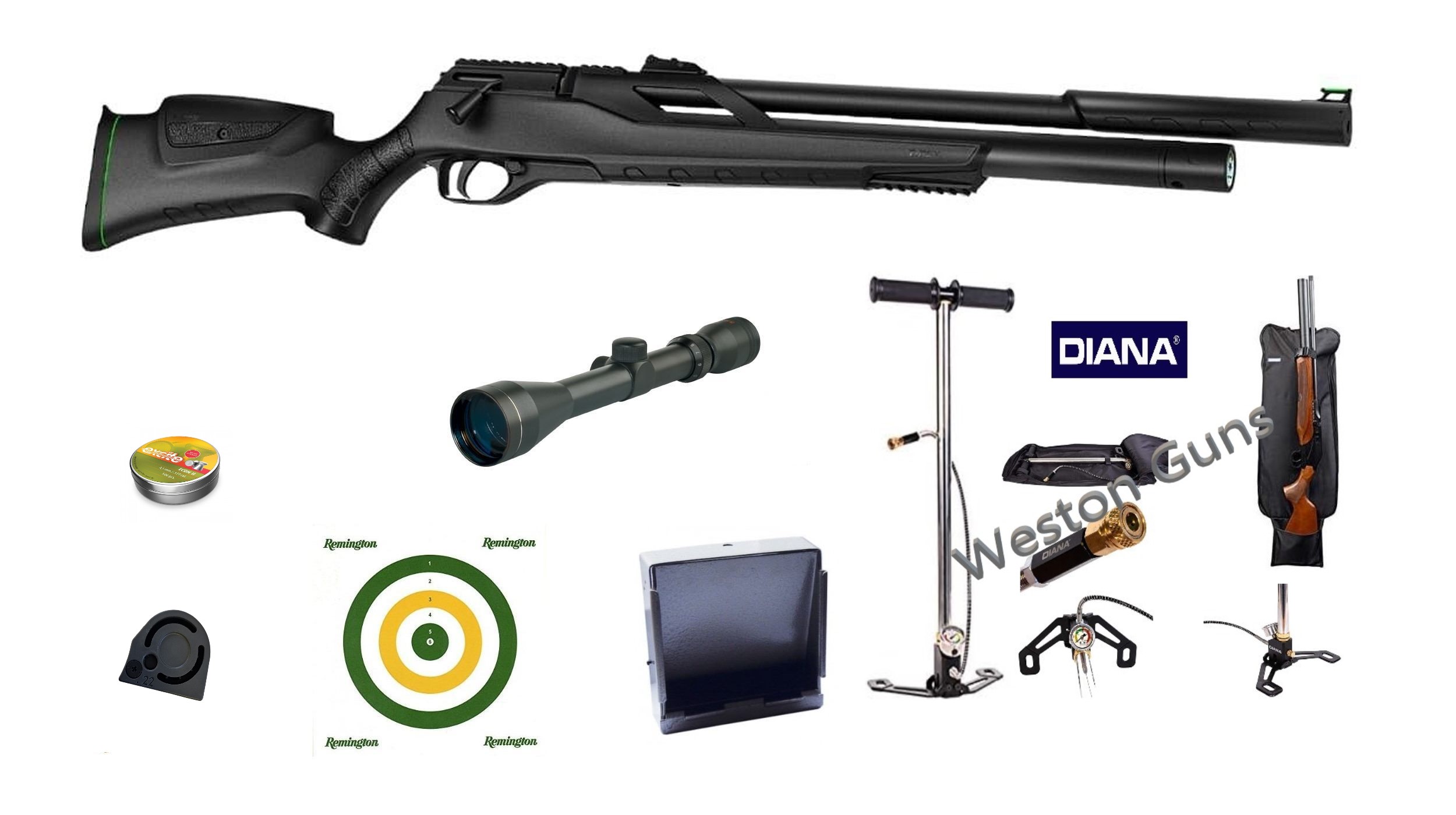 Remington T-REX .22 Air rifle Full Package Deal