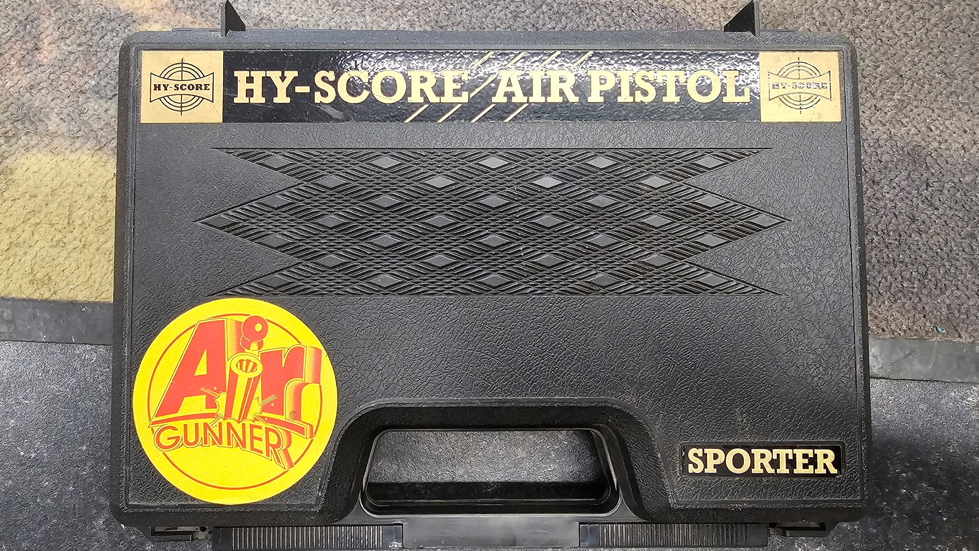 Hy-Score Air Pistol, Dual cal .177 and .22, Vintage, Rare. - Image 6