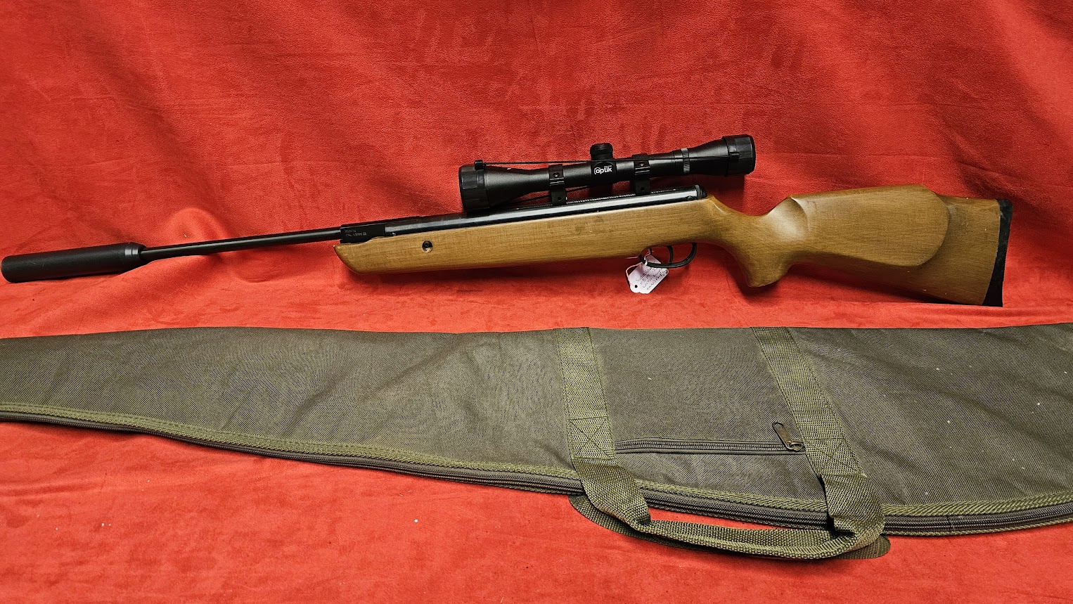 Supergrade XS19 .22 Air Rifle with scope, silencer and slip - Image 2