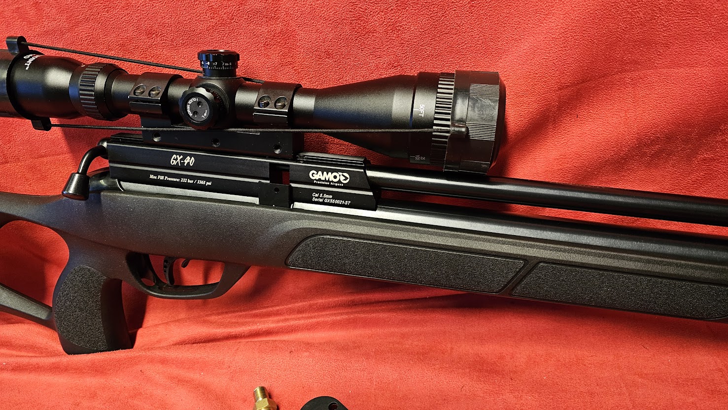 Gamo GX40 .22 with scope, moderator and slip - Image 7